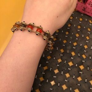 Unique! ⚙️ Bead & Gear Bracelet